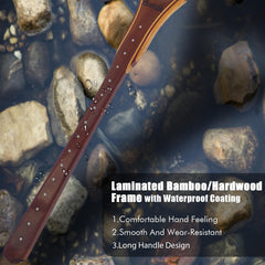 Riverruns measuring dots on handle help gauge catch size accurately.