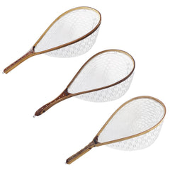 Riverruns soft-rubber-net-bag protects delicate fins during release.