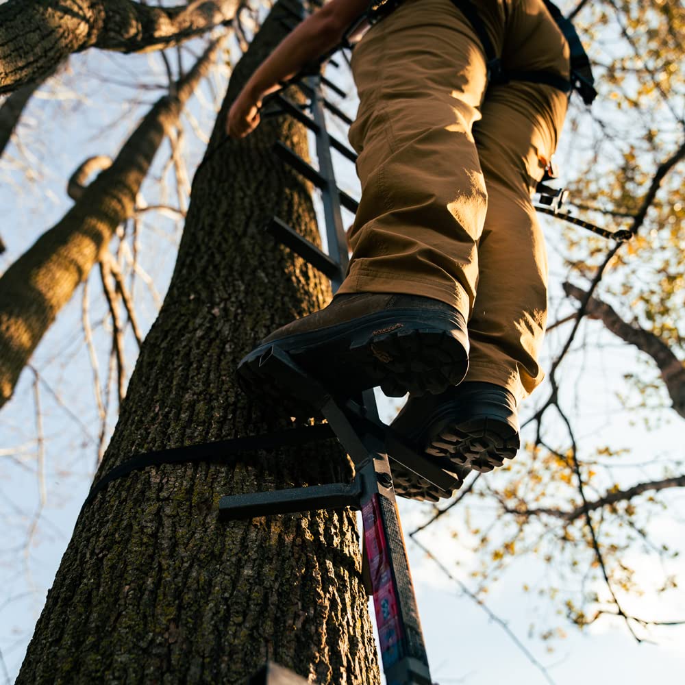Powder-coated steel construction ensures strength and outdoor durability