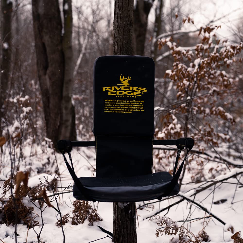 Rivers Edge Ardisam Lounger Tree Seat backrest foam shown for all-day support