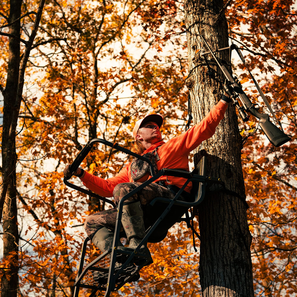 Rivers Edge Bow Hanger includes accessory and backpack hooks for gear