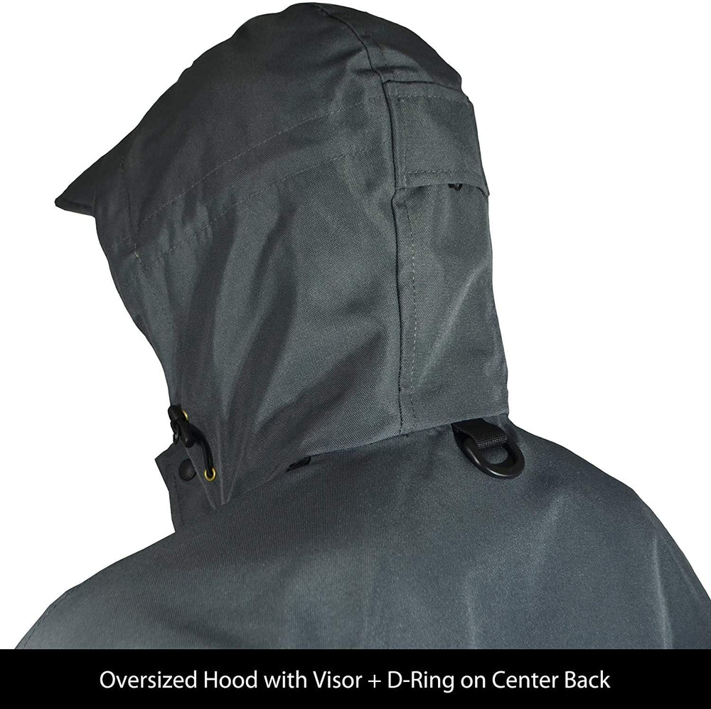 Rivers West Kokanee jacket back view emphasizes durable 600 denier shell.