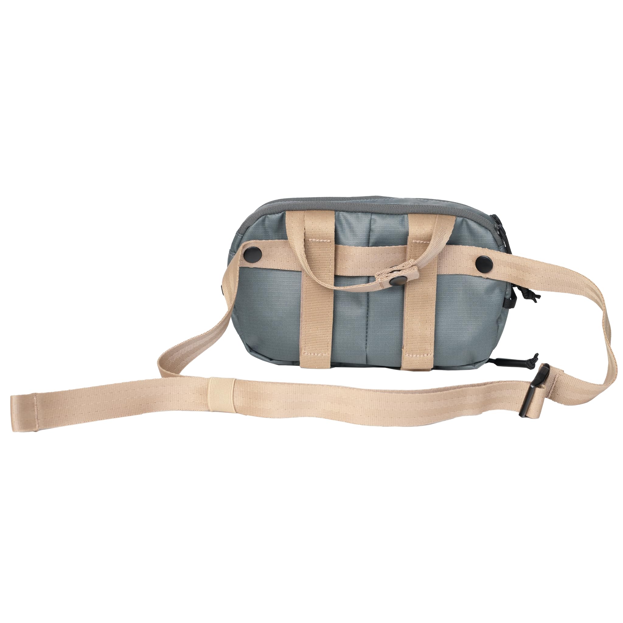 RiverSmith PackOut sling conversion showing versatile carry for changing conditions