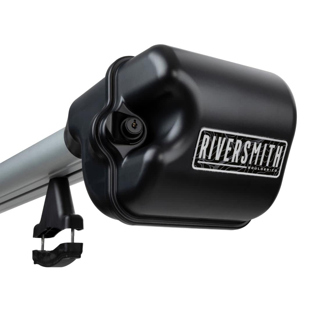 RiverSmith River Quiver Euro 2-Banger extension kit attached to carrier for longer rods.