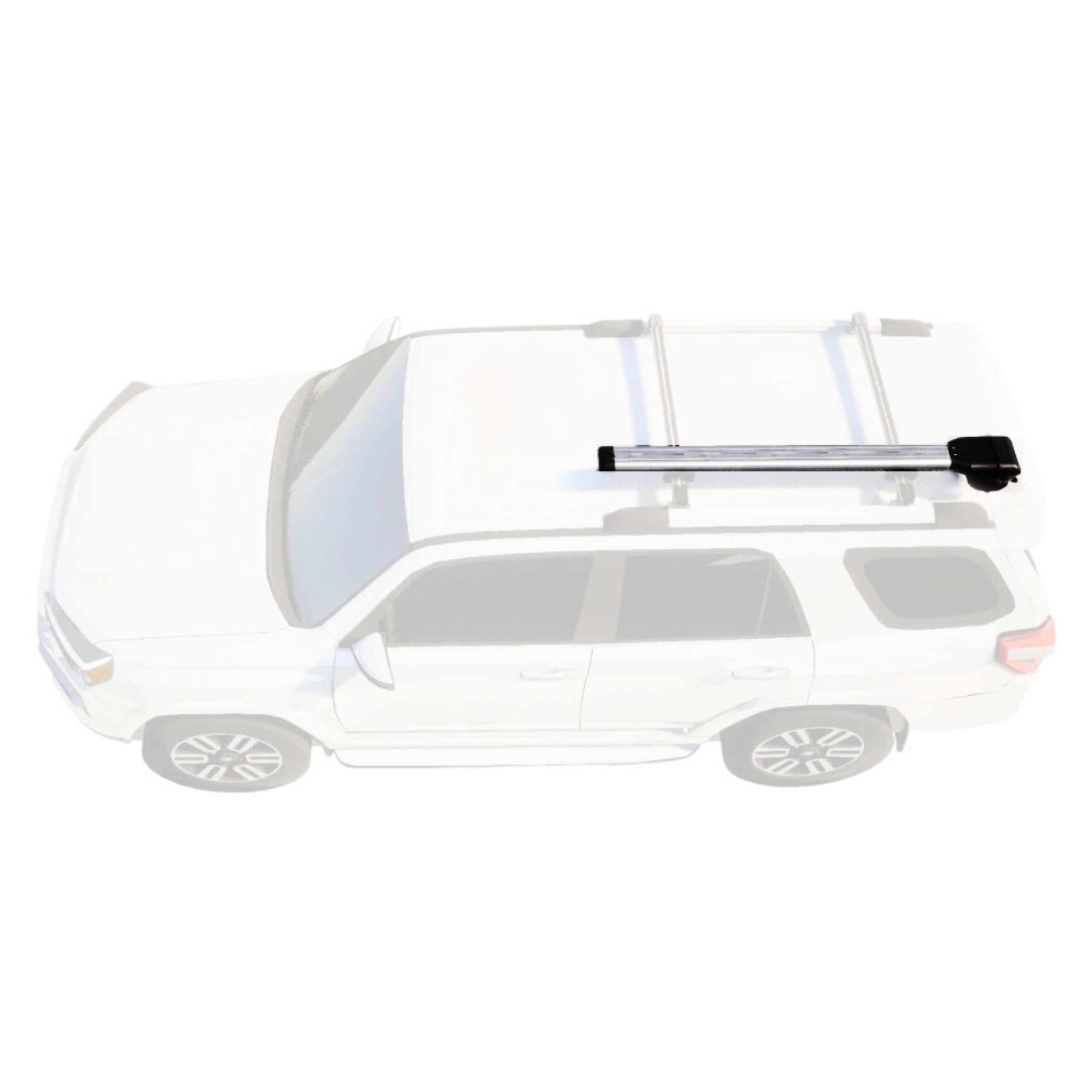RiverSmith River Quiver ShortCut side view with compact roof-mount design for small vehicles.