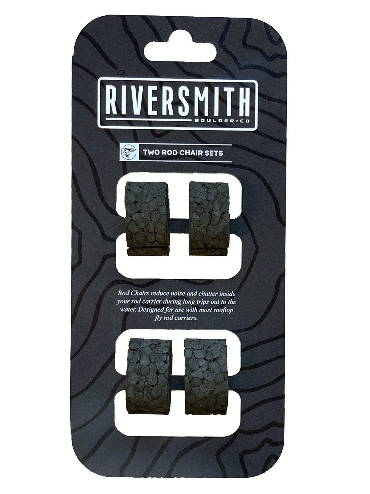 RiverSmith Rod Chairs protect fly rods in quivers during travel.