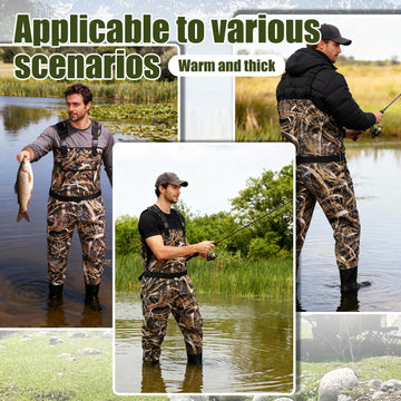RIVERWANDPROT adjustable elastic suspenders ensure a comfortable fit