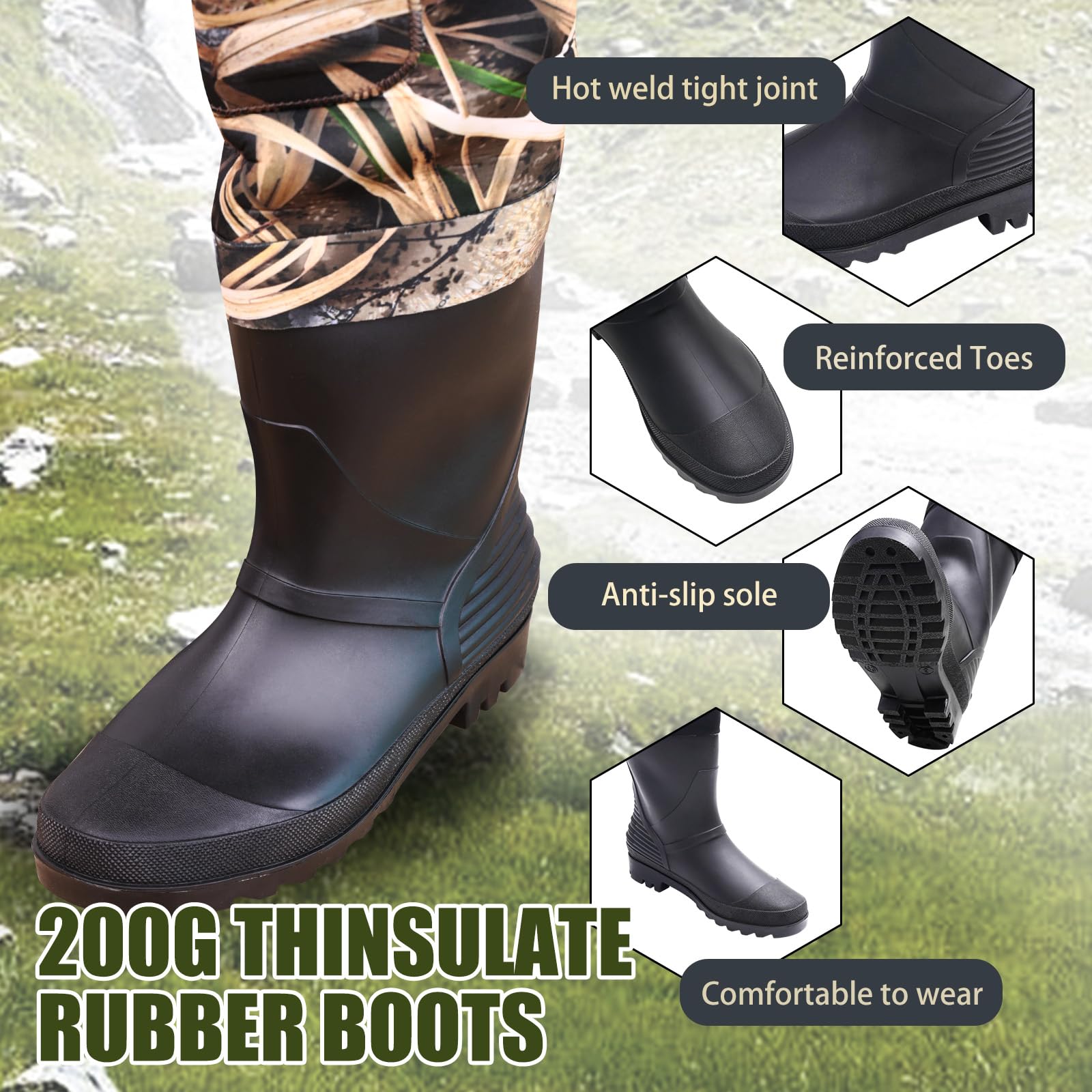 RIVERWANDPROT D-ring attachments and nylon strap keep gear within reach