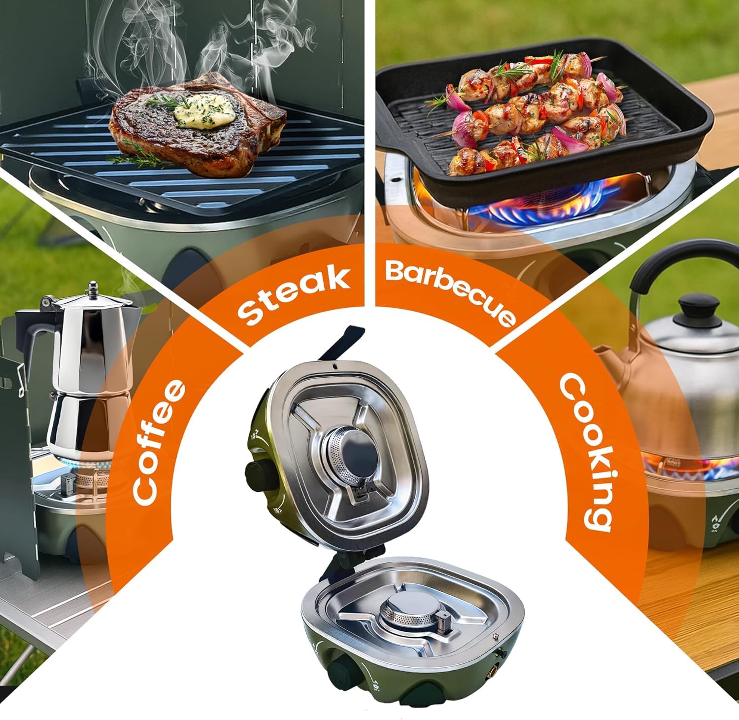 RJIPFO BJIPFO multi-fuel compatibility allows use of various canisters