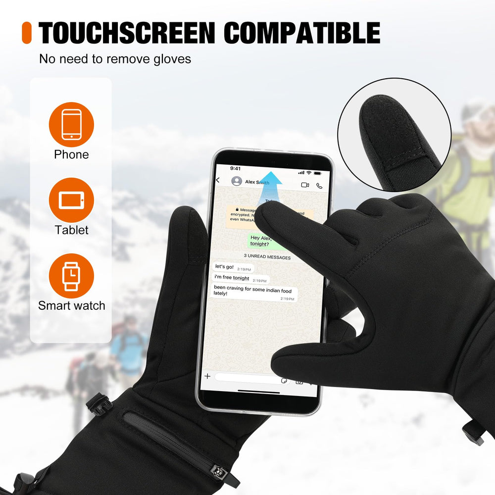 Rlligofe heated glove liners charging pack emphasizes easy recharge