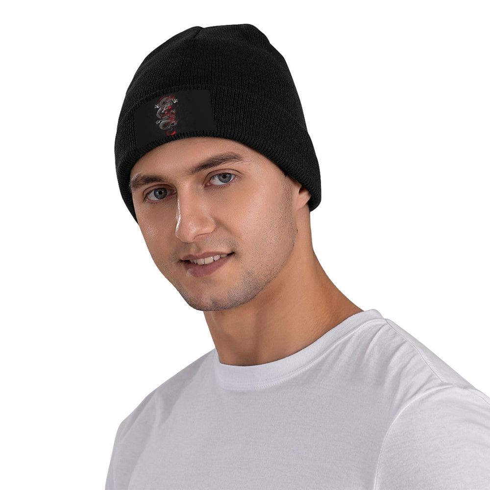 Rmqsyhfz dragon skull cap detail with dragon motif.