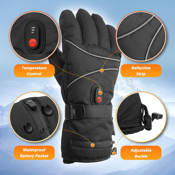 RNSSEZ heated gloves touchscreen closeup lets you use devices while staying warm