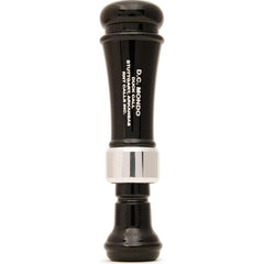 RNT DC Mondo duck call in black delivers loud raspy licks for public-ground mallard hunting.