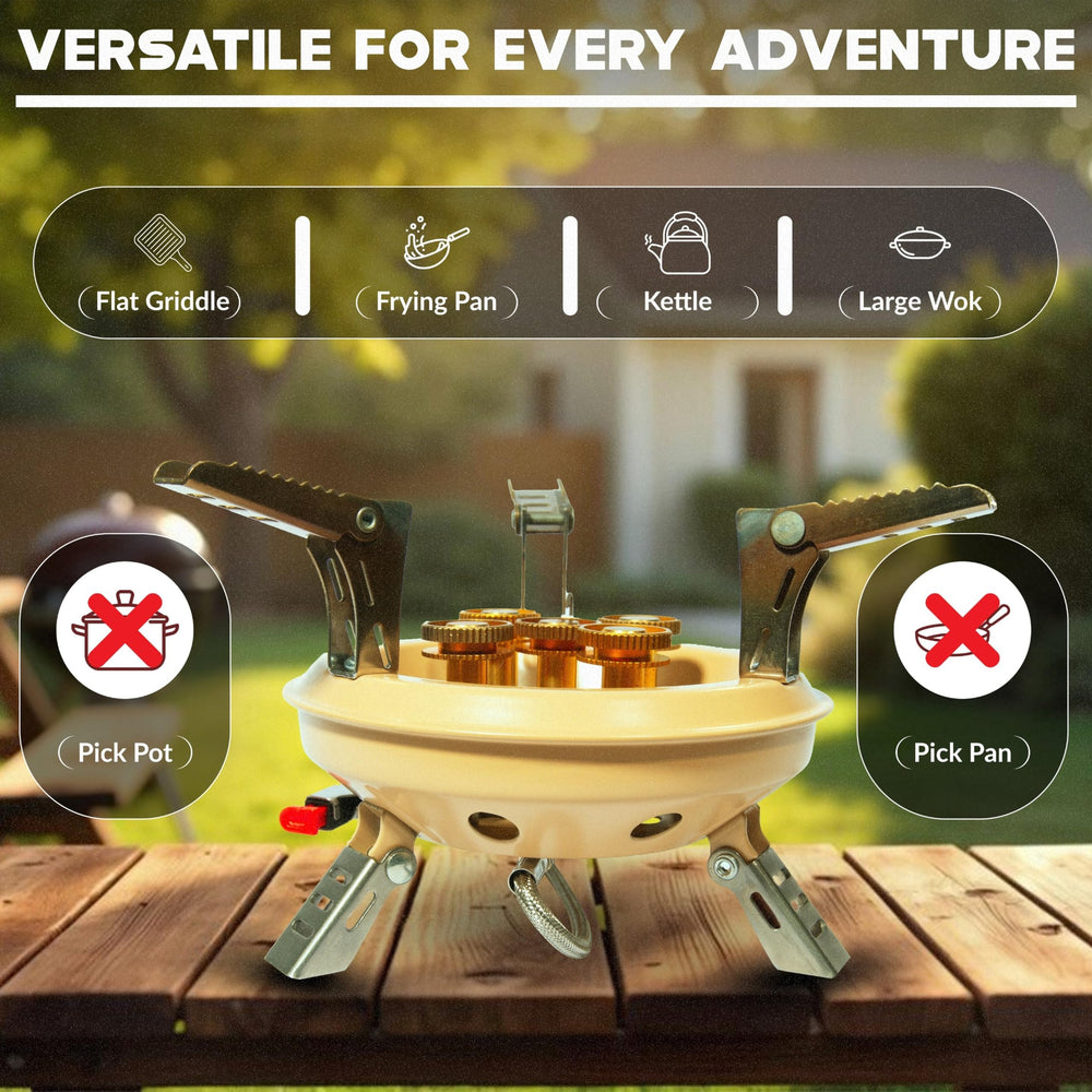 Roamix stove carrying case included for organized transport.