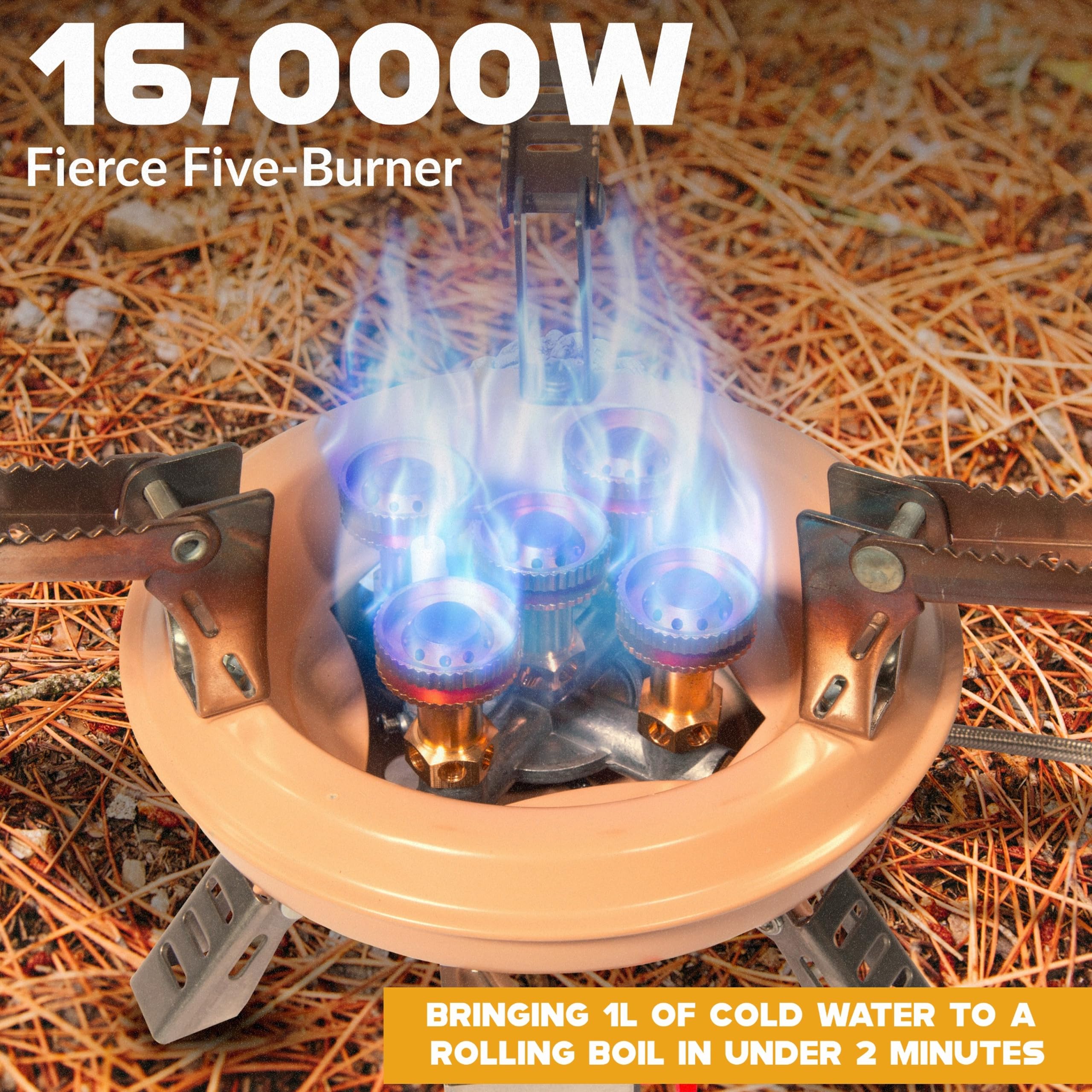 Roamix stove lightweight at 1.6 pounds ideal for ultralight gear.