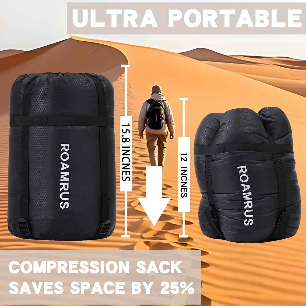 ROAMRUS compression storage sack keeps gear organized and pack-ready