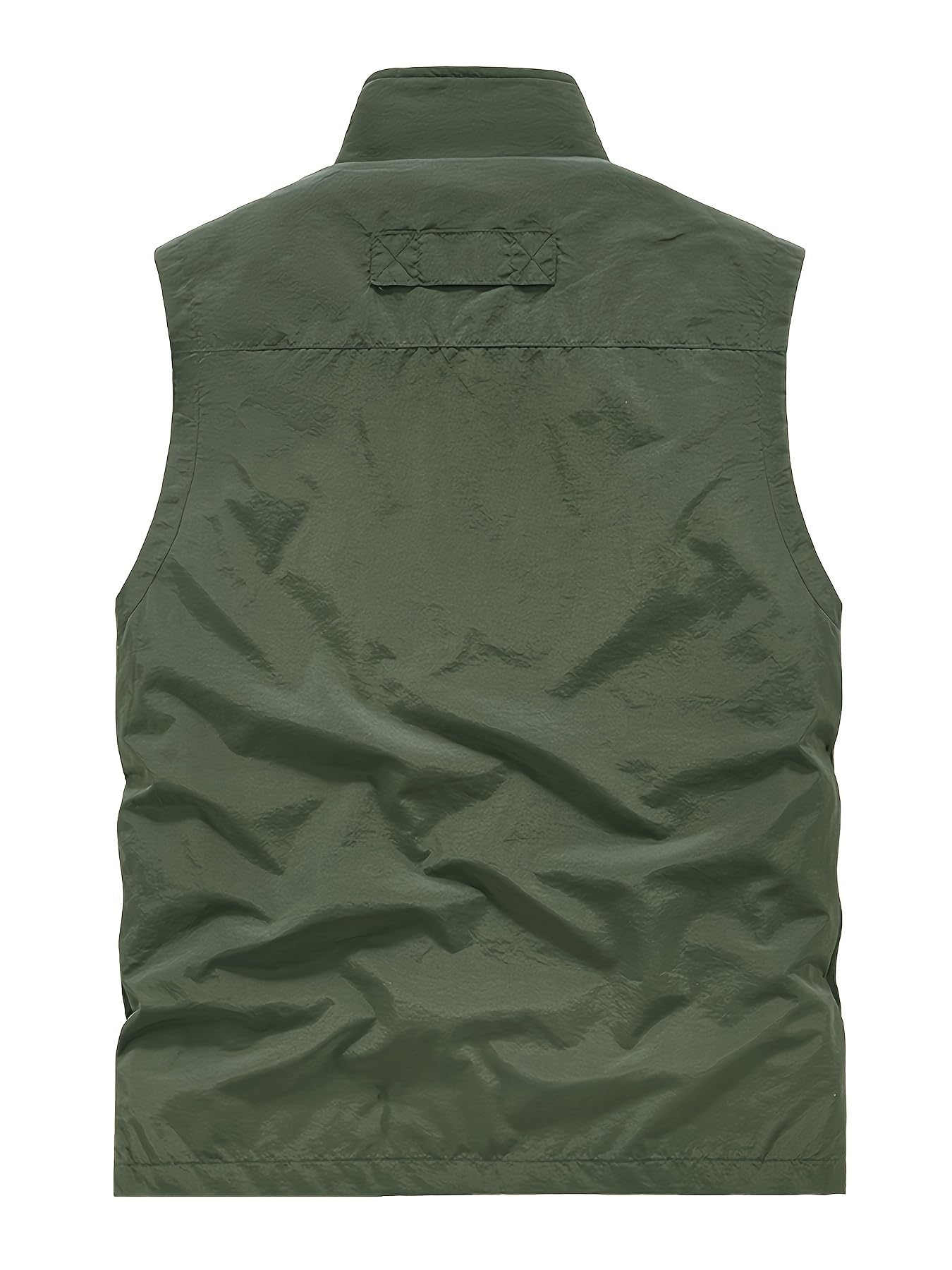 ROAMUNCH vest shows multiple zippered pockets for secure on-the-go organization.