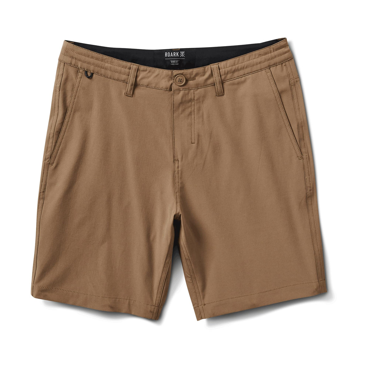 Roark Hytide shorts front view highlighting quick-dry performance for outdoor adventures