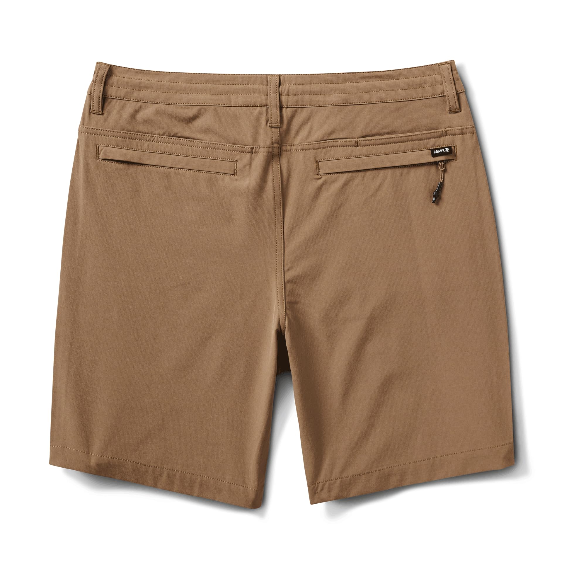 Roark Hytide shorts in action while hiking, showcasing mobility