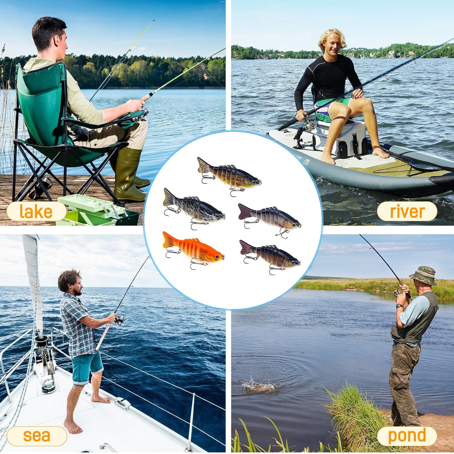 Durable lure construction with high-quality materials