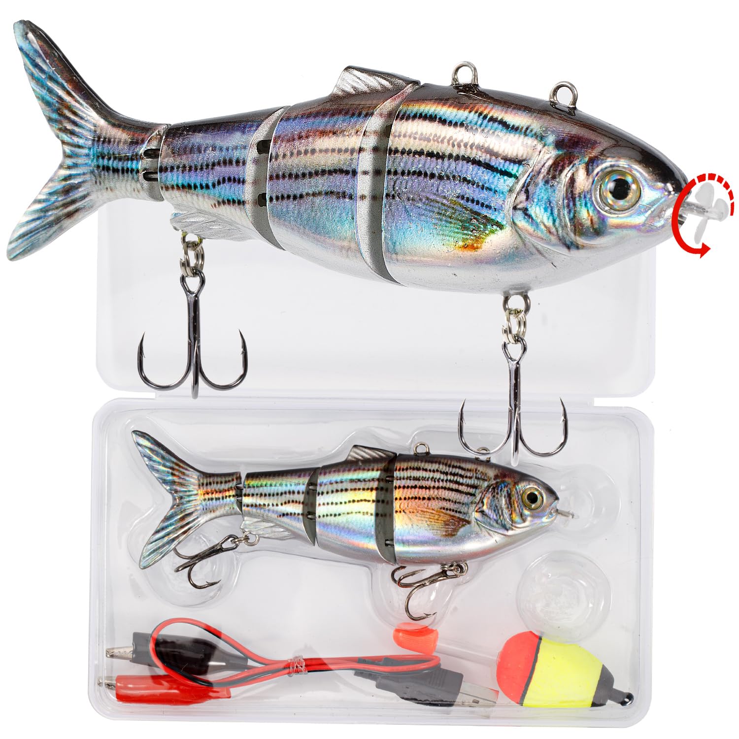 Robotic Swimming Lure 5-1in color T620# - side view
