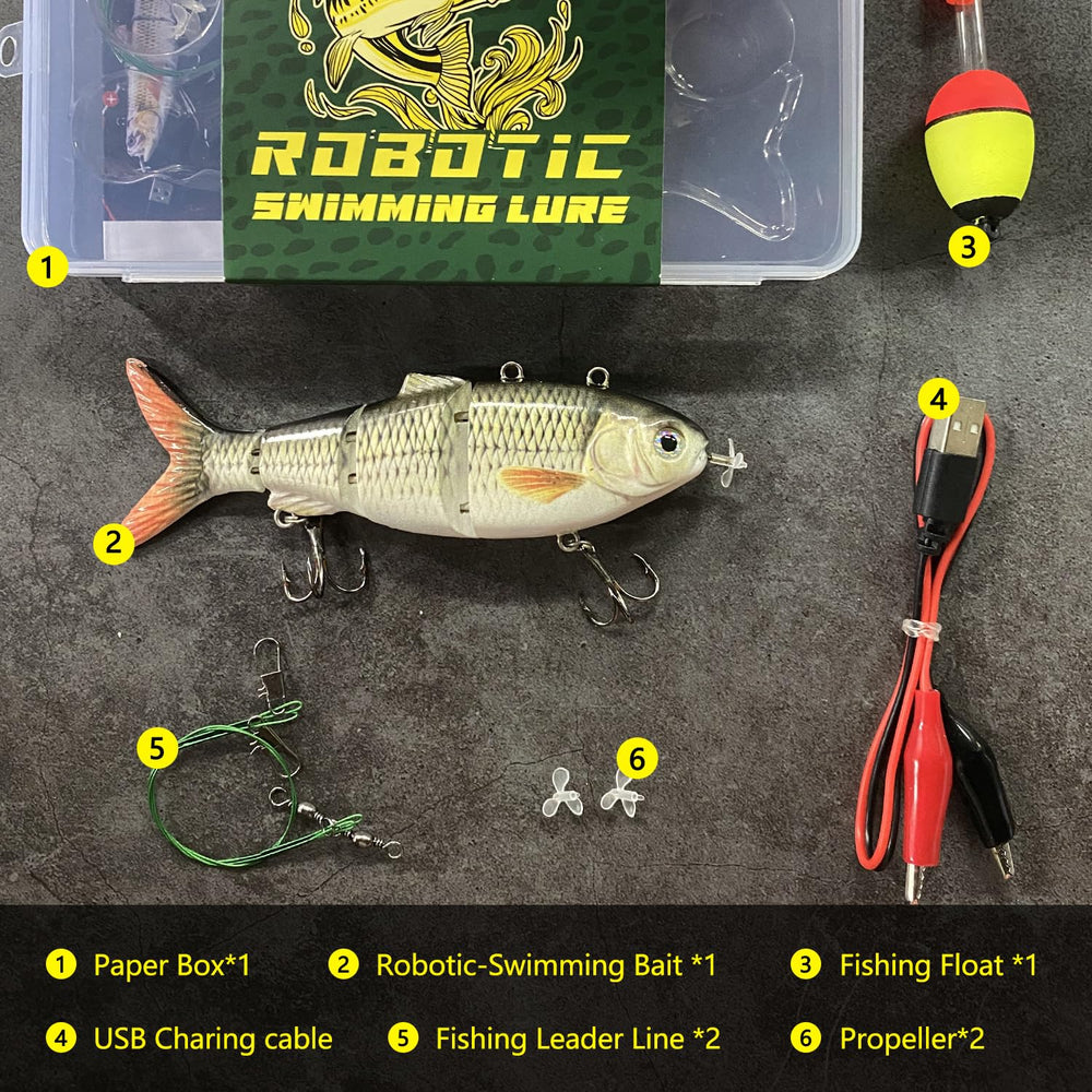USB charging port on Robotic Swimming Lure