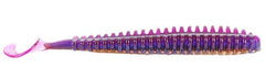 Roboworm Original Zipper Worm bait displays ribbed body and salt release for stronger hooksets.