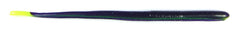 Roboworm Straight Tail Worm 6in in June Bug Chartreuse for versatile bass fishing and bite detection