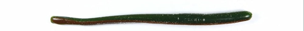 Roboworm Straight Tail Worm in Green Weenie for finesse rigs and longer bite engagement.