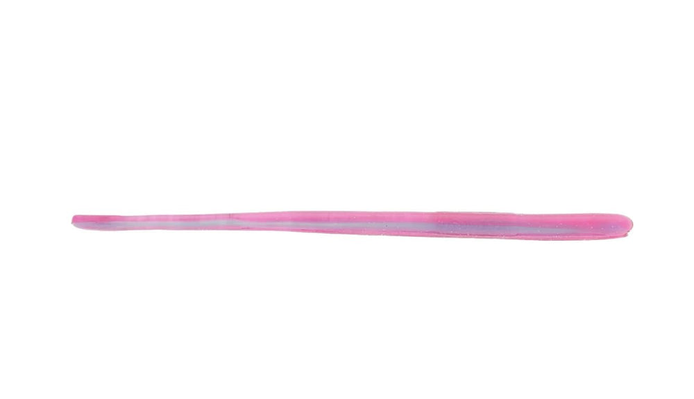 Roboworm Straight Tail Worm Morning Dawn 6-Inch, vivid triple color for flexible rigs and bite detection