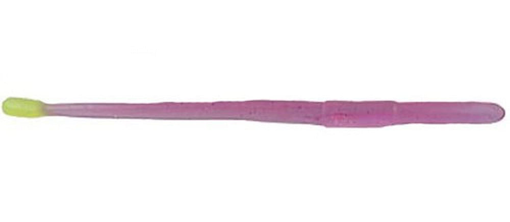 Roboworm Straight Tail Worm Morning Dawn Chartreuse boosts bite detection and rig versatility