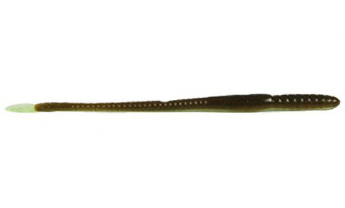 Roboworm Straight Tail Worm Pumpkin Punisher for versatile finesse fishing and bite detection.