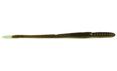 Roboworm Straight Tail Worm Pumpkin Punisher for versatile finesse fishing and bite detection.