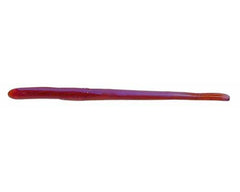 Roboworm Straight Tail Worm red crawler; ideal for drop shotting with salt release for better bite retention.