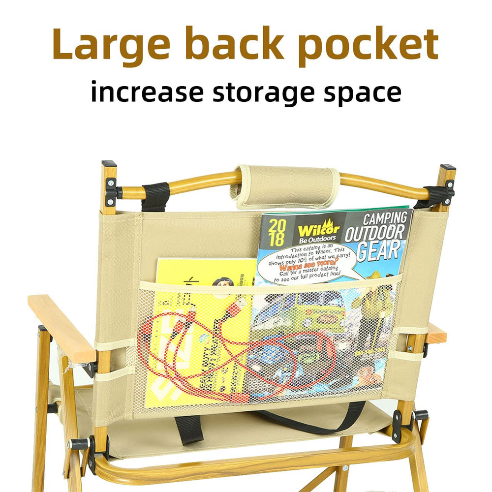 ROCK CLOUD back pocket holds essentials within reach during camping or picnics