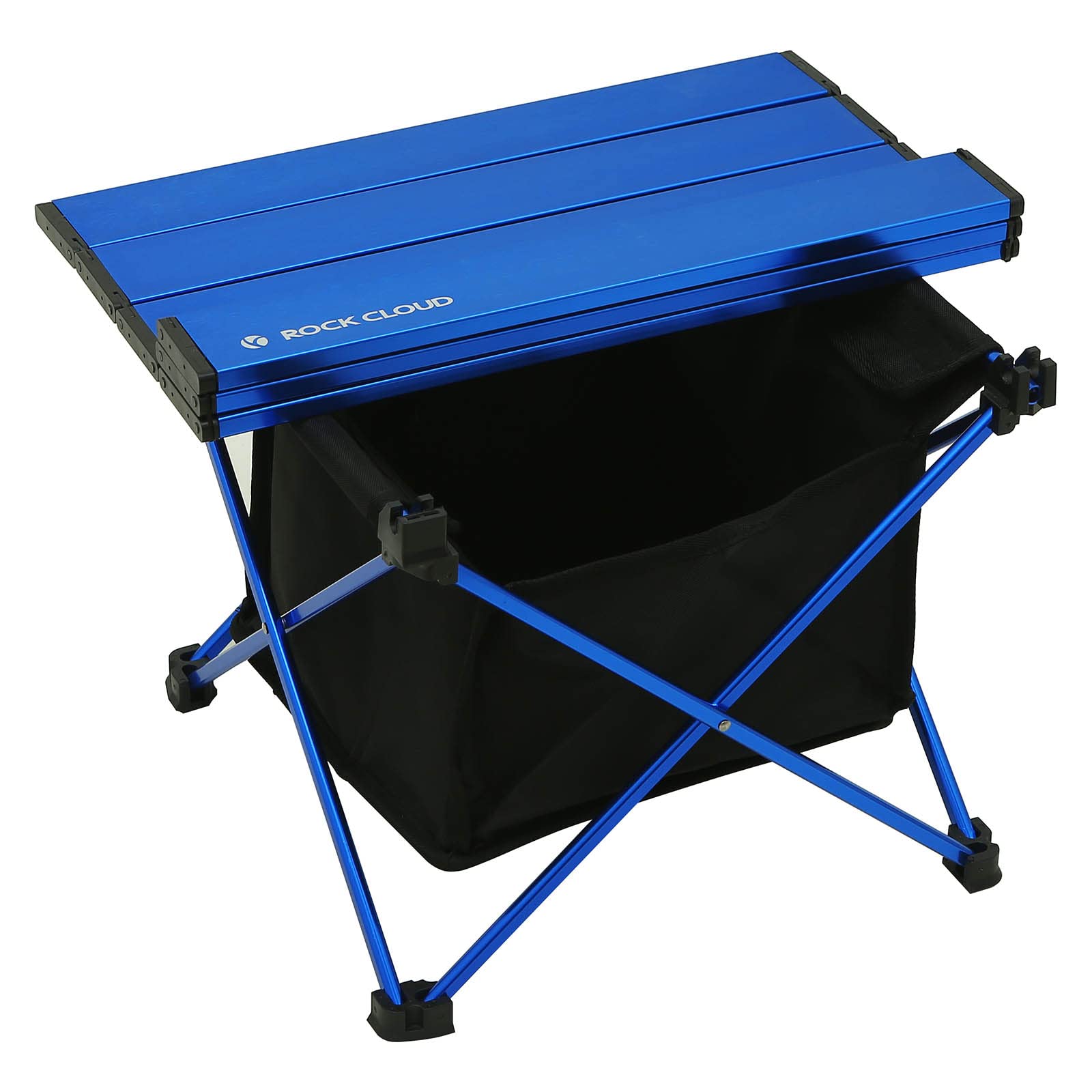 Rock Cloud anti-slip legs stabilize setup on uneven terrain.