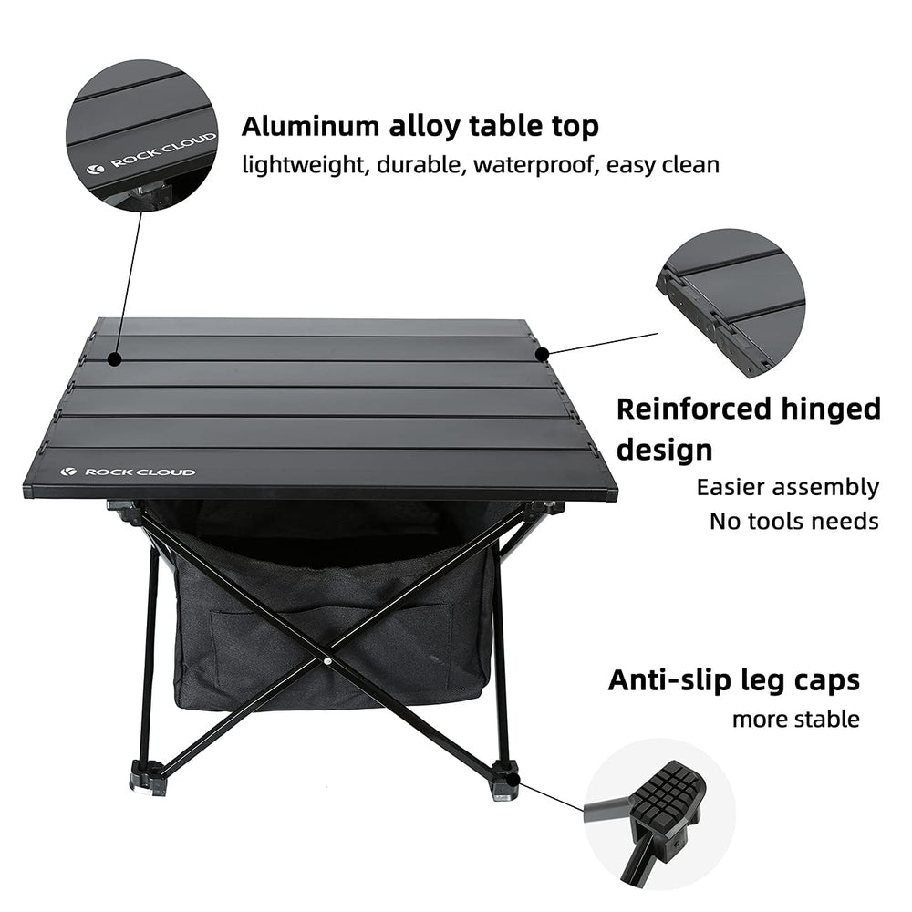 ROCK CLOUD compact-packaged size 17-3x6-3-in shows easy transport in backpack.