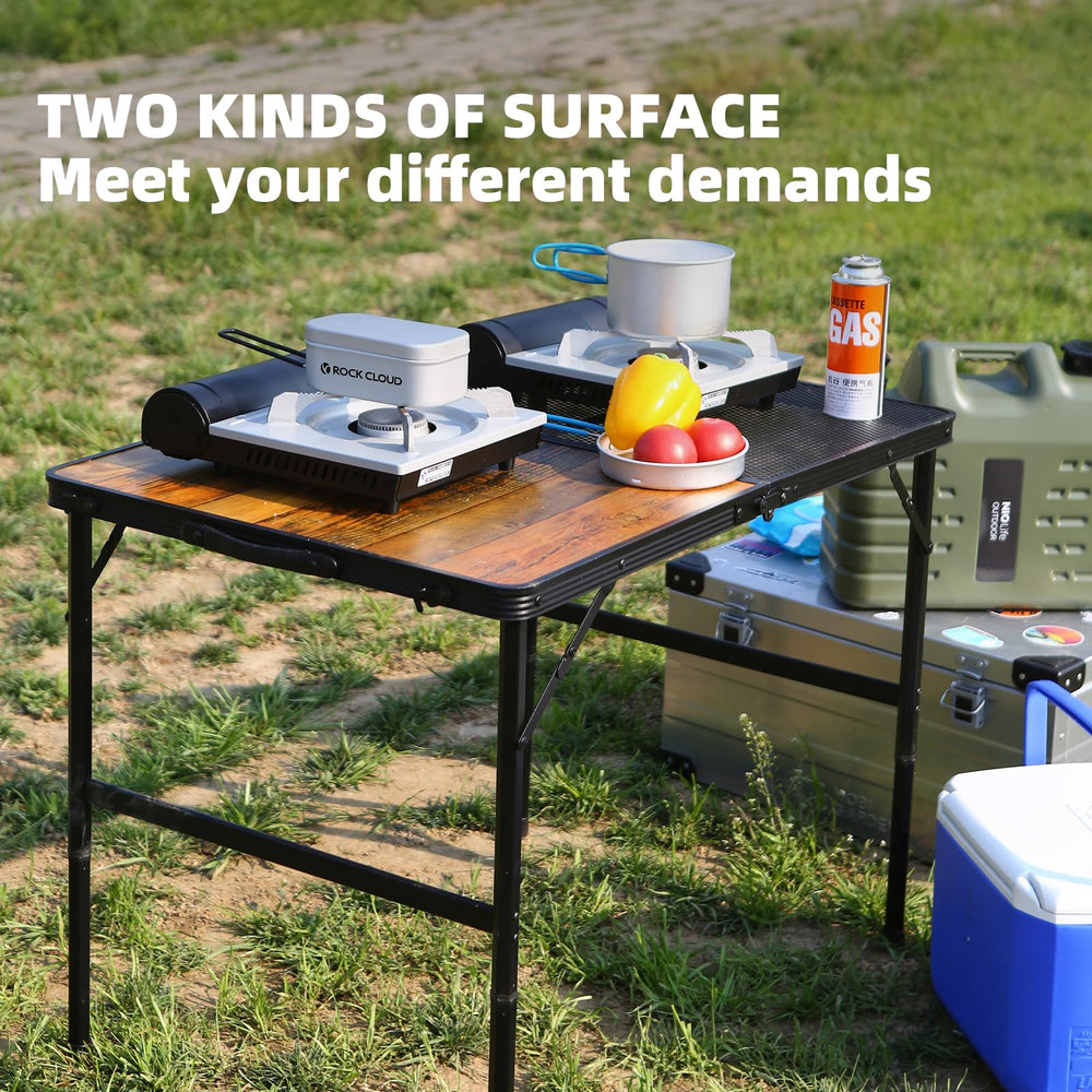 ROCK CLOUD folded profile packs small for travel and storage.
