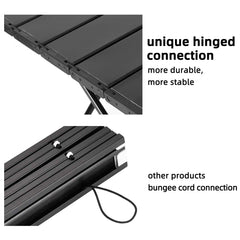 Rock Cloud folding beach table with carry bag ideal for beach picnics