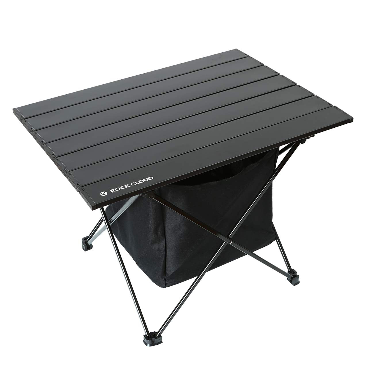 ROCK CLOUD portable camping table M folded in carry bag for easy transport