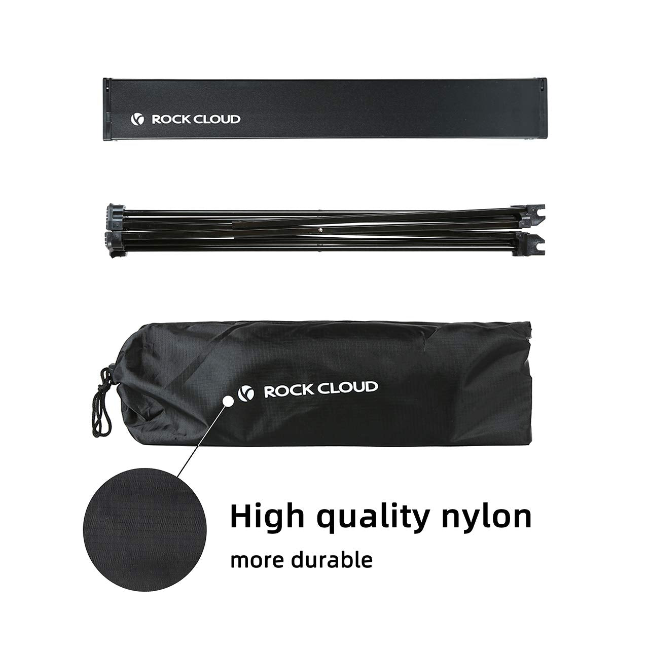ROCK CLOUD portable camping table M ideal for picnics and beach setups