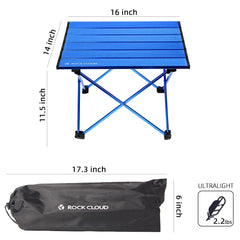 Rock Cloud base frame setup shows tool-free assembly for quick camping use.