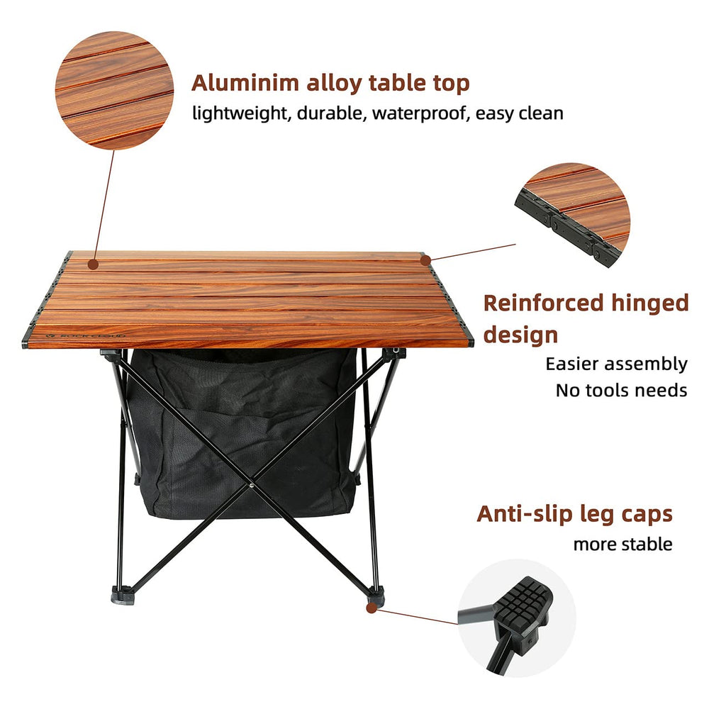 ROCK CLOUD Table M nylon hinge design for durable stability.