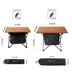 ROCK CLOUD Table M open setup for quick outdoor meals.