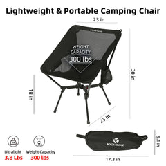 Rock Cloud X-type stable frame provides reliable support during outdoor adventures.