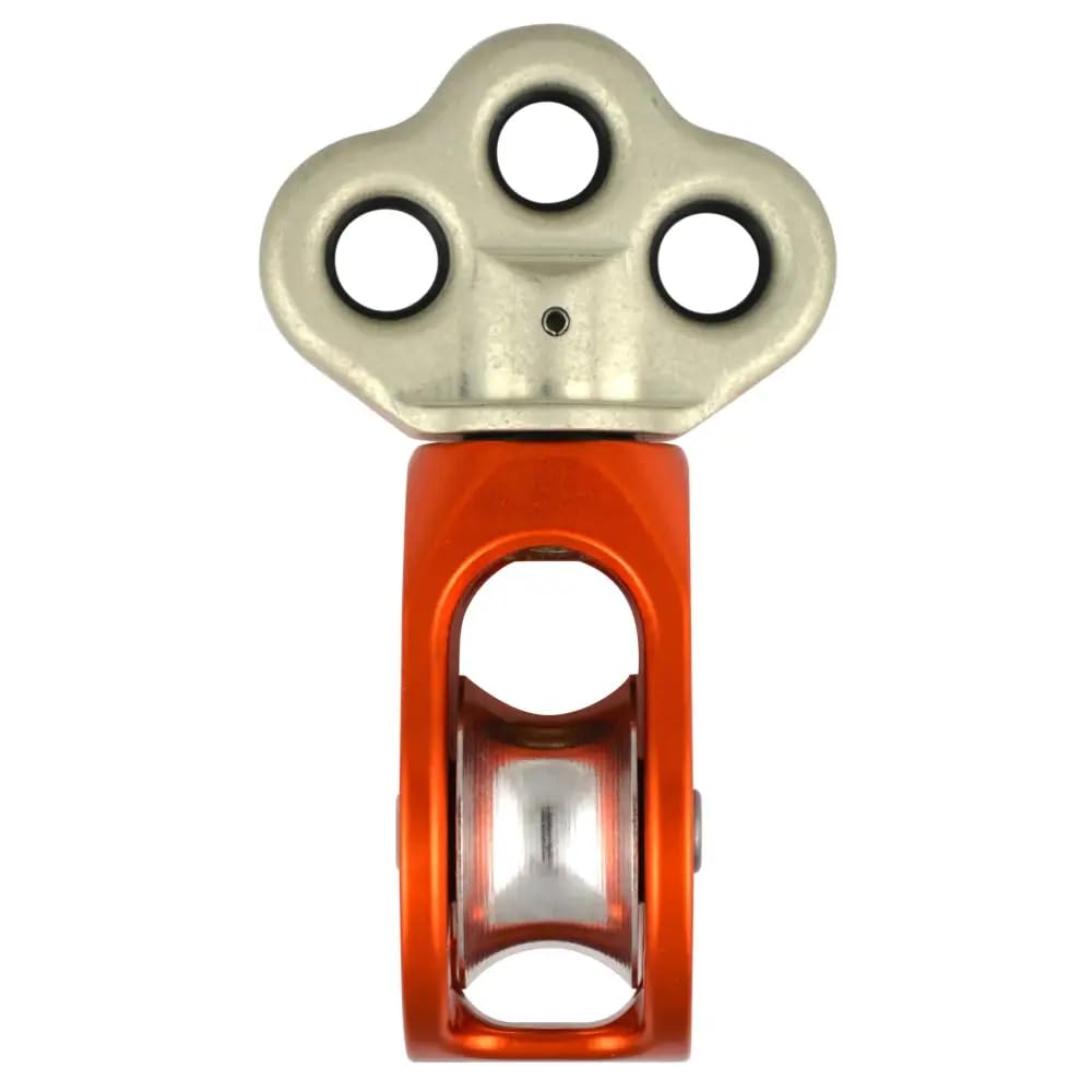 Rock Exotica Hydra Pulley with swivel-top for smooth orientation during climbs
