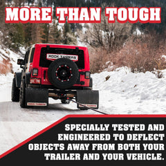 Rock Tamers flap rod zinc-coated tube offers rugged durability in harsh conditions.