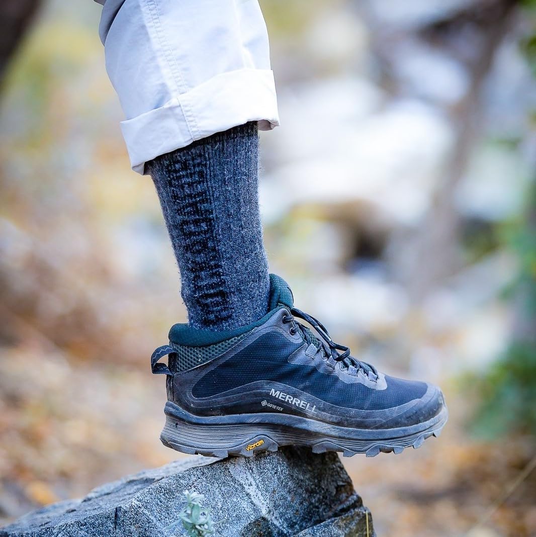 Rockagator cushioned shock absorption supports feet on uneven trails.