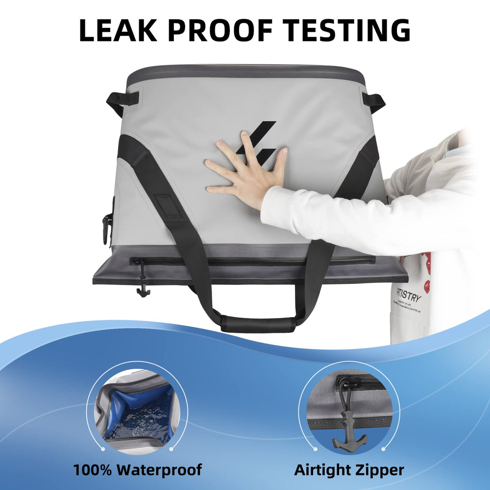 RockBros 22L insulated interior with 25mm cotton improves cold retention.