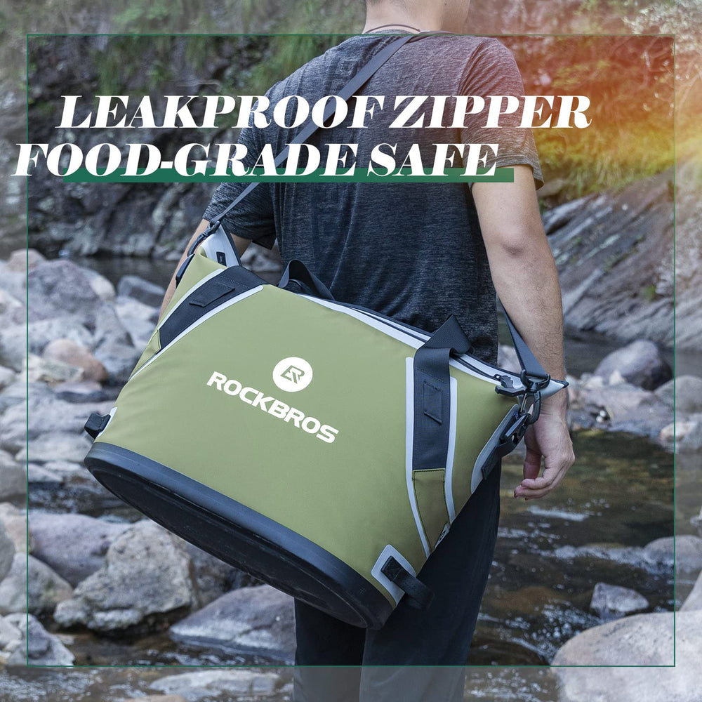 ROCKBROS 36-can capacity supports family outings, barbecues, and camping trips.